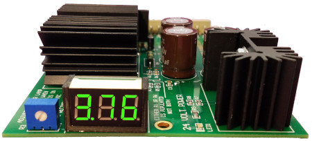 Audio Amplifier Power Supply for Standard Speed "00" Model Steenbecks Side View